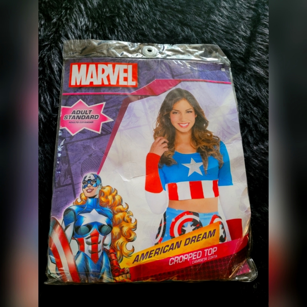 Marvel American Dream Cropped Top Adult